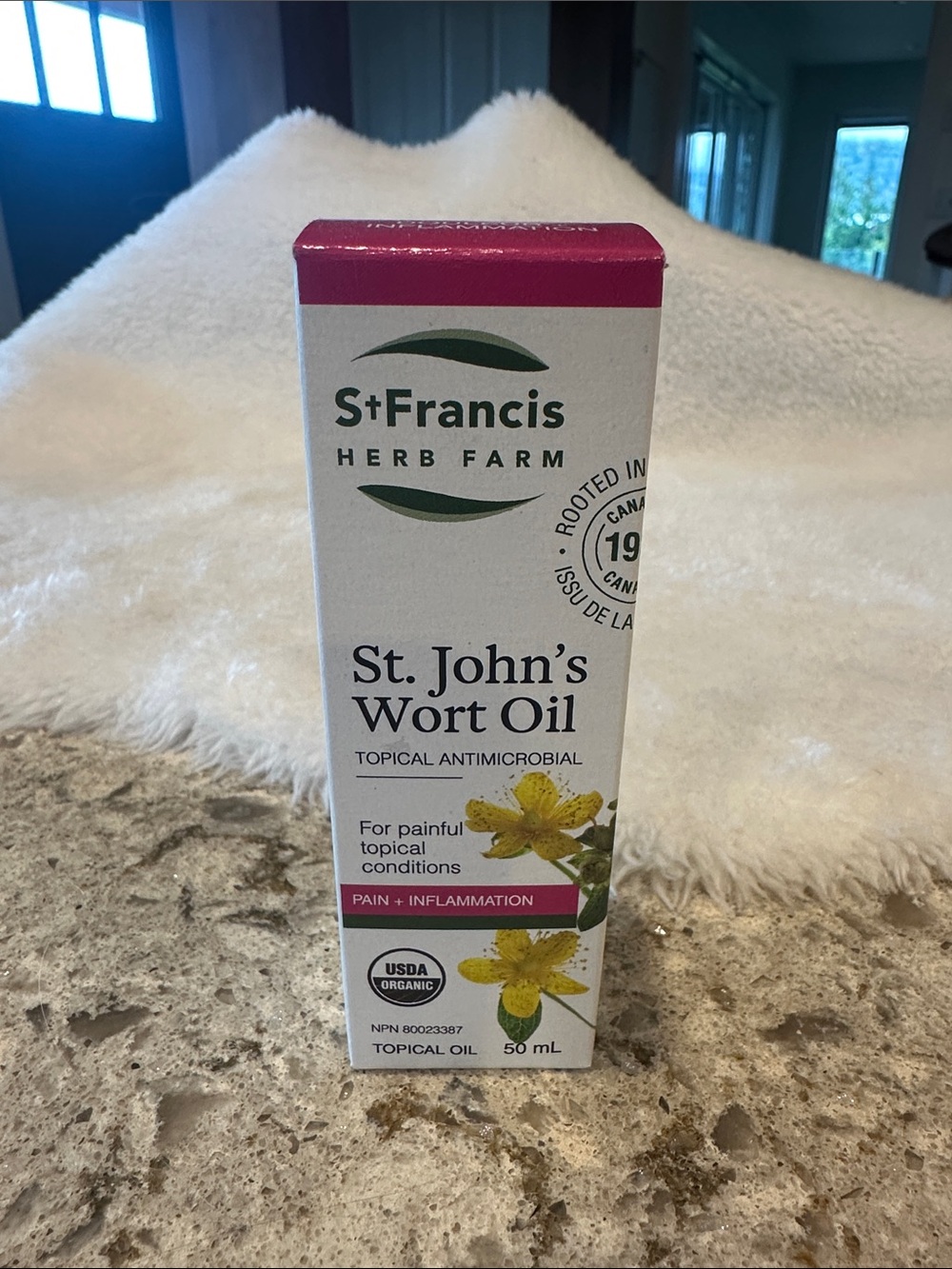 New in box at johns wort oil